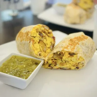 Breakfast Burrito - small but tasty