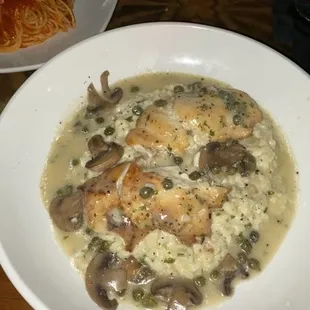 A white wine fish special was amazing