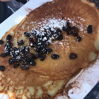 Orange Rum Raisin Pancakes