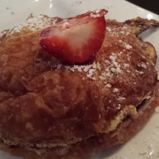 * SPECIAL * Croissant French Toast with Banana Foster Maple Syrup