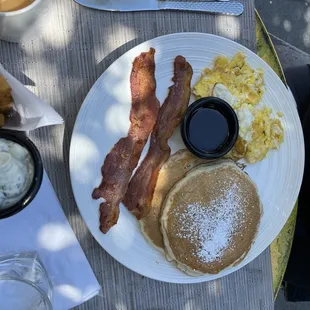 pancakes, food