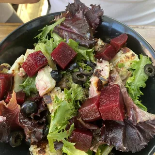 Beet and Haloumi Cheese