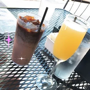 Iced Mocha &amp; Mimosa