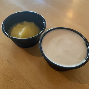 Samples of frozen drinks