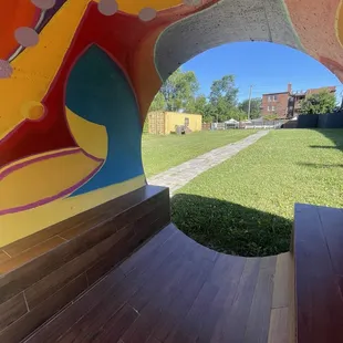 Outside sitting area