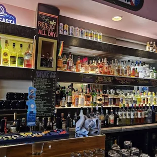 Review from the bar. full bar great selection