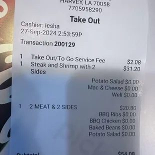 The menu says one thing, they charge you another price! When asked why I was told they don't know!