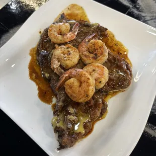 Steak and Shrimp