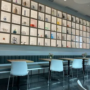 Wall inside cafe