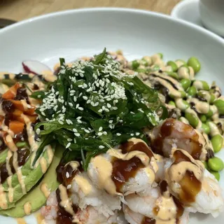 Spicy Shrimp Poké Bowl
