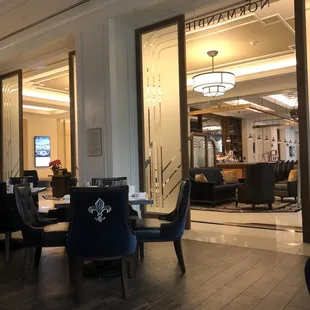 the dining area