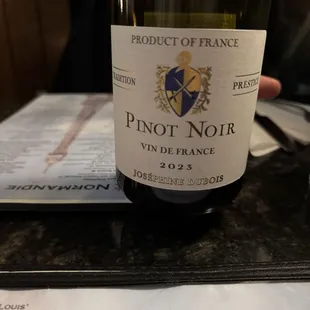 A great Pinot noir!