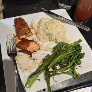 Salmon from restaurant week menu