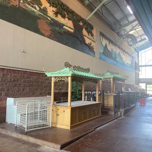 the interior of a restaurant