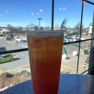 Pineapple Tea with Strawberry Jellies
