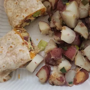 This breakfast burrito was delicious!