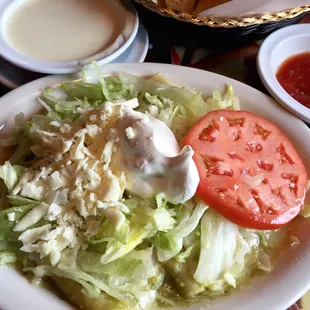 Cheese enchiladas verde for lunch