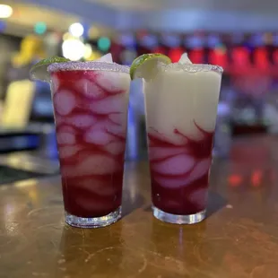 Prickly pear frozen margaritas