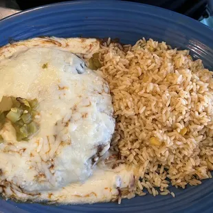 Ooey Cheesy Goodness Stacked Enchiladas