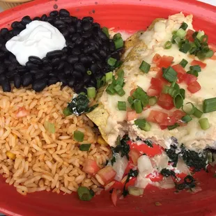 Spinach Enchiladas