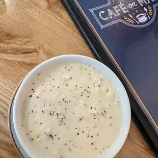 The cream of potato soup is just plain down home deliciousness!