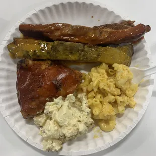 a plate of food