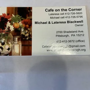business card