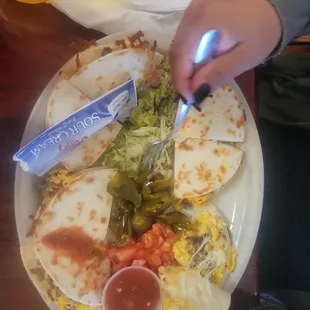 Breakfast quesdilla s