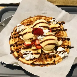 Ice Cream Waffle