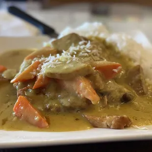 Portuguese Sauce Chicken over Rice