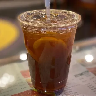 Iced lemon tea