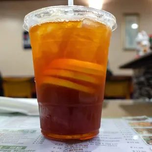 lemon tea $3.60