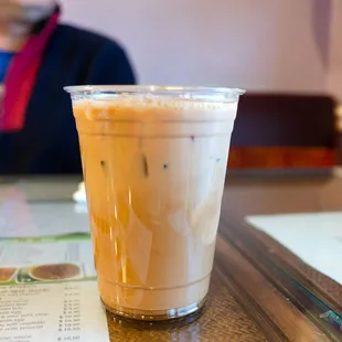 Cold milk tea $3.60