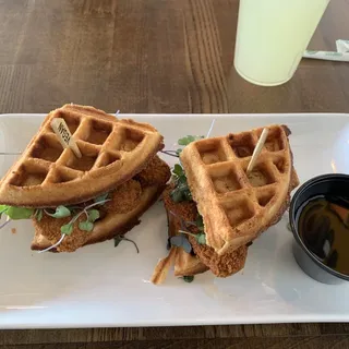 Hot Hunny Chikn Waffles