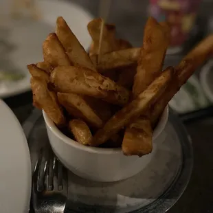 Beer-battered fries (no garlic or Parmesan)