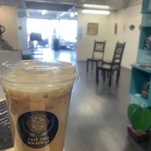 Mazapán ice coffee