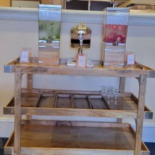 Sorel, cucumber water &amp; Lemon water