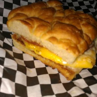 Canadian Bacon Breakfast Sandwich!! Delicious!!