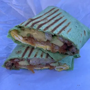 The gangsta wrap.... order this! Nuff said. SO D'LISH!!! Also a cute little spot with friendly service!