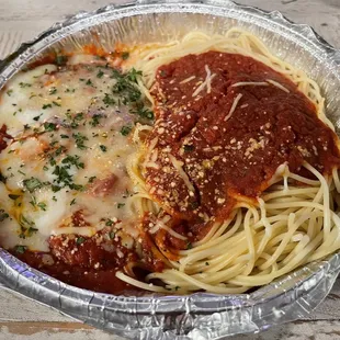Chicken Parmesan (lunch portion)