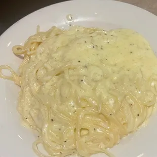 Kids Fettuccine Alfredo.