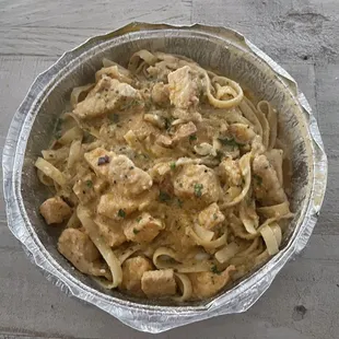 Chicken Alfredo Roll