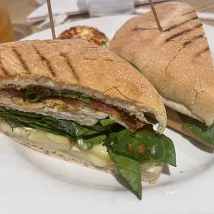 Turkey Bacon Jam-Brie on Ciabatta ... amazing