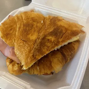 Ham and Cheese Croissants