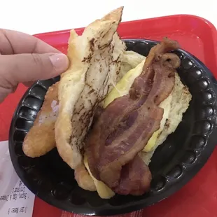 Egg Bacon Cheese Sandwich