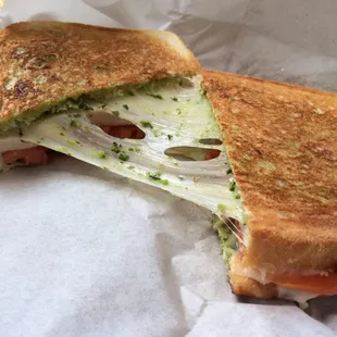 Turkey pesto panini