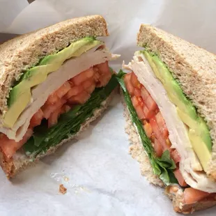 Turkey Avocado Sandwich