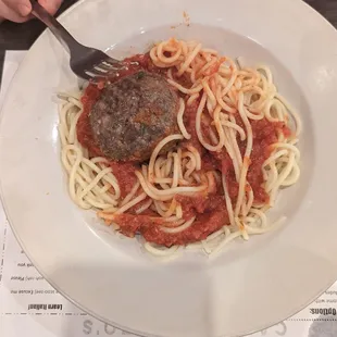 Kids spaghetti