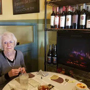 Fake fireplace