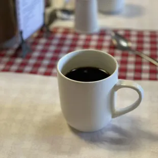 a cup of coffee